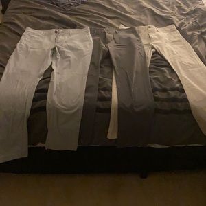 3 Pairs of Goodfellow & Co. Slim Chinos 32x30